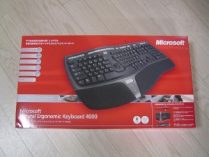 MicrosoftのNatural Ergonomic Keyboard 4000-3